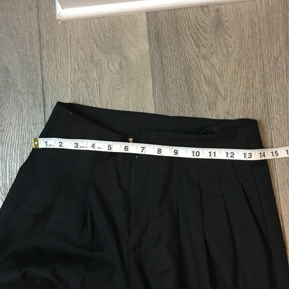Commense black front pleated Wide leg dress pants Size XS - Picture 8 of 10